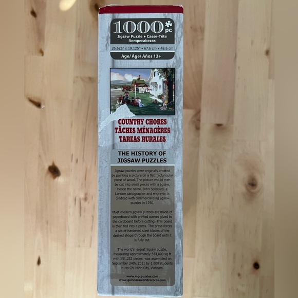 The Jigsaw Puzzle Factory “Country Chores” 1000-pc Puzzle - Picture 5 of 7